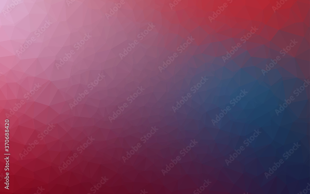 Dark Blue, Red vector abstract polygonal texture. Dark Blue, Red vector abstract polygonal texture.