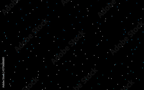 Fototapeta Dark BLUE vector layout with bright stars.