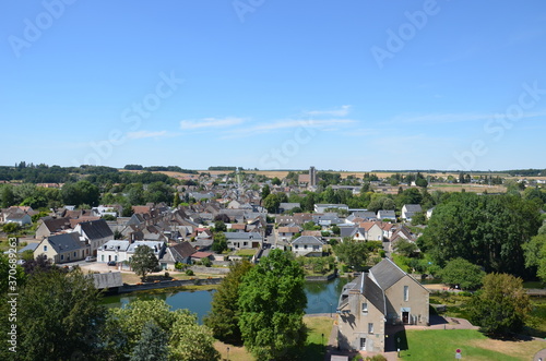 Châteaudun vue panoramique château Loir © Arnaud