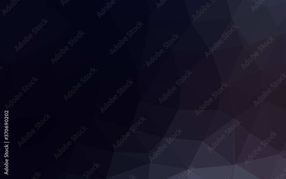 Dark BLUE vector polygonal pattern. Dark BLUE vector polygonal pattern.
