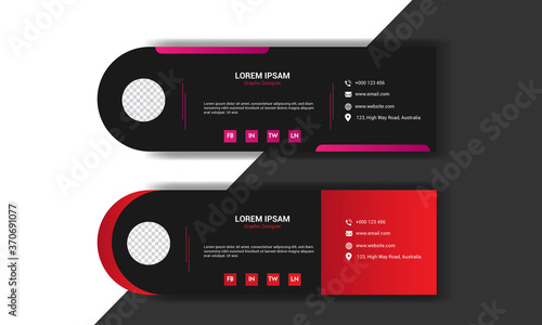 Corporate Email Signature Design. email signature template	