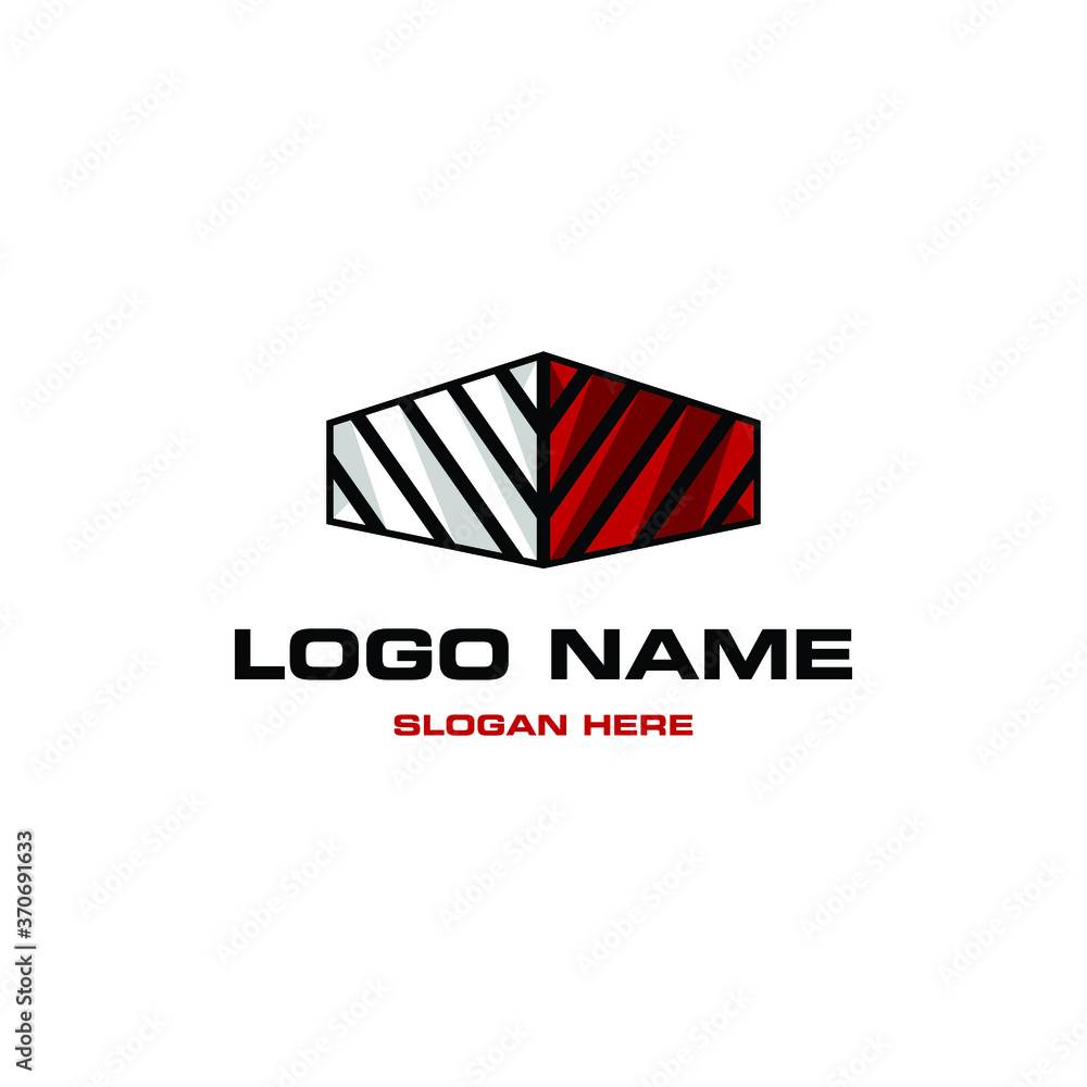 warehouse or shed or storage line art outline logo vector icon illustration, Illustration vector graphic of self storage company logo design template warehouse or shed or storage line art outline logo vector icon illustration, Illustration vector graphic of self storage company logo design template