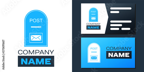 Wallpaper Mural Logotype Mail box icon. Post box icon isolated on white background. Logo design template element. Vector. Torontodigital.ca