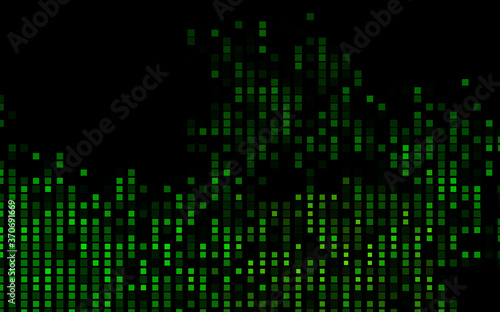 Dark Green vector pattern in square style.