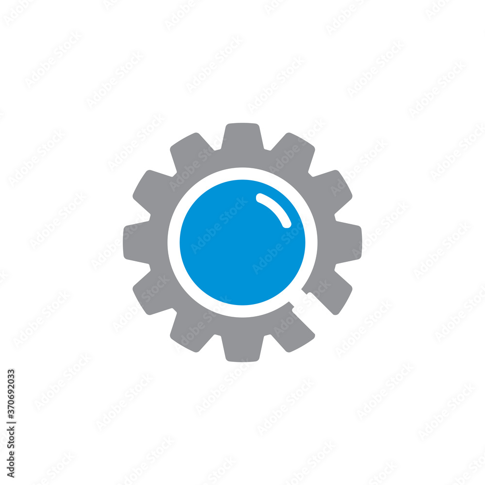 find gear logo , magnifier gear logo find gear logo , magnifier gear logo