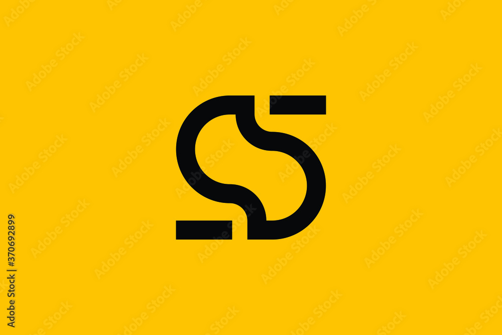 Minimal Innovative Initial S logo and SS logo. Letter S SS creative elegant Monogram. Premium Business logo icon. Black color on background Minimal Innovative Initial S logo and SS logo. Letter S SS creative elegant Monogram. Premium Business logo icon. Black color on background