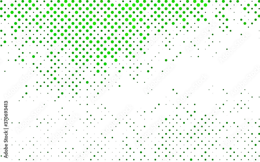 Light Green vector cover with spots. Light Green vector cover with spots.