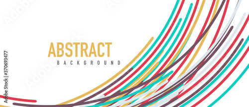 Аbstract moving colorful lines vector backgrounds for cover, placard, poster, banner or flyer