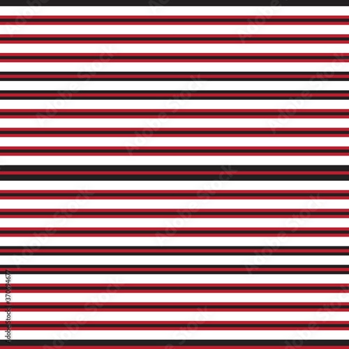 Red Stripe seamless pattern background in horizontal style