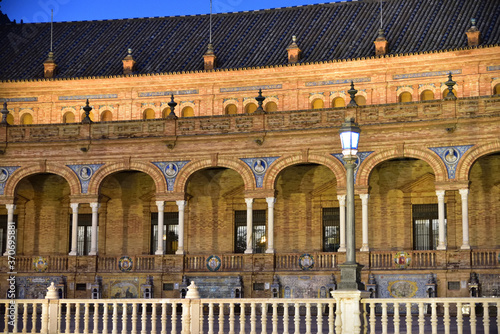 Plaza de Espana in Seville, Spain photo