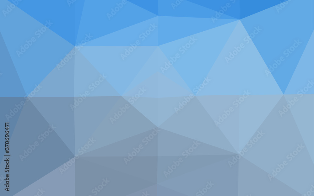 Fototapeta premium Light BLUE vector abstract mosaic backdrop.