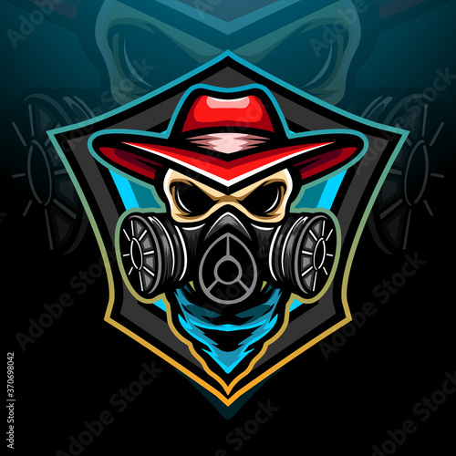 Toxic esport logo mascot design