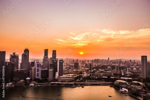 Singapur Sonnenuntergang 