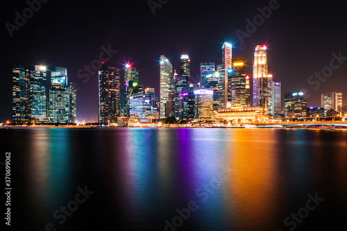 Singapur bei Nacht © Katharina