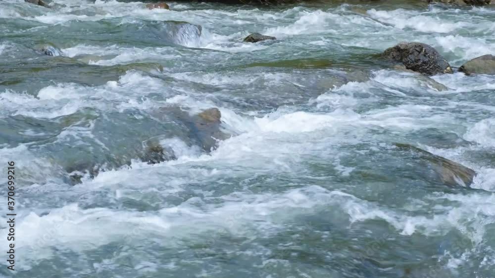 Mountain river close-up. Mountain river close-up.