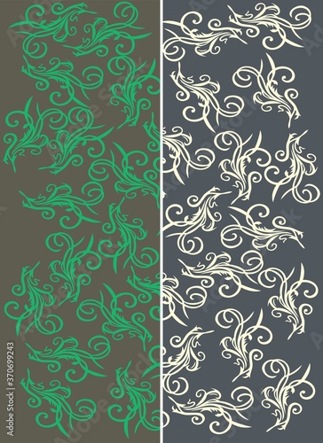 set of seamless patterns for design