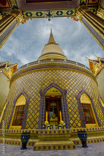 WatRatchabophitSathitmahasimaram-Bangkok:6July 2020,interior atmosphere,religious tourist attractions,sculptures of beautiful churches of temples, Fueng Nakorn road area.Wat Ratchabophit,Thailand photo