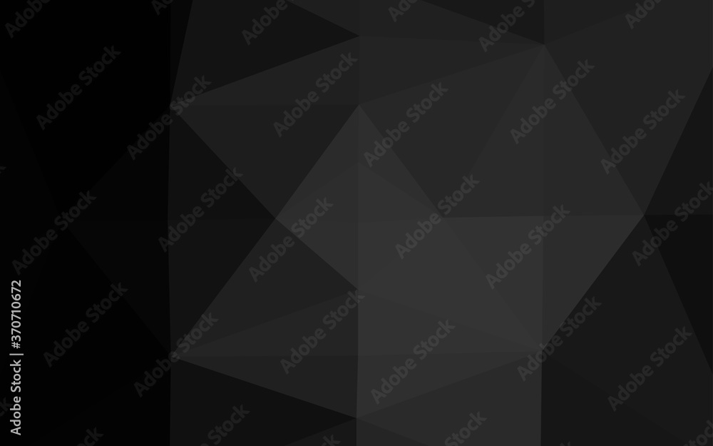 Dark Black vector abstract mosaic background. Dark Black vector abstract mosaic background.