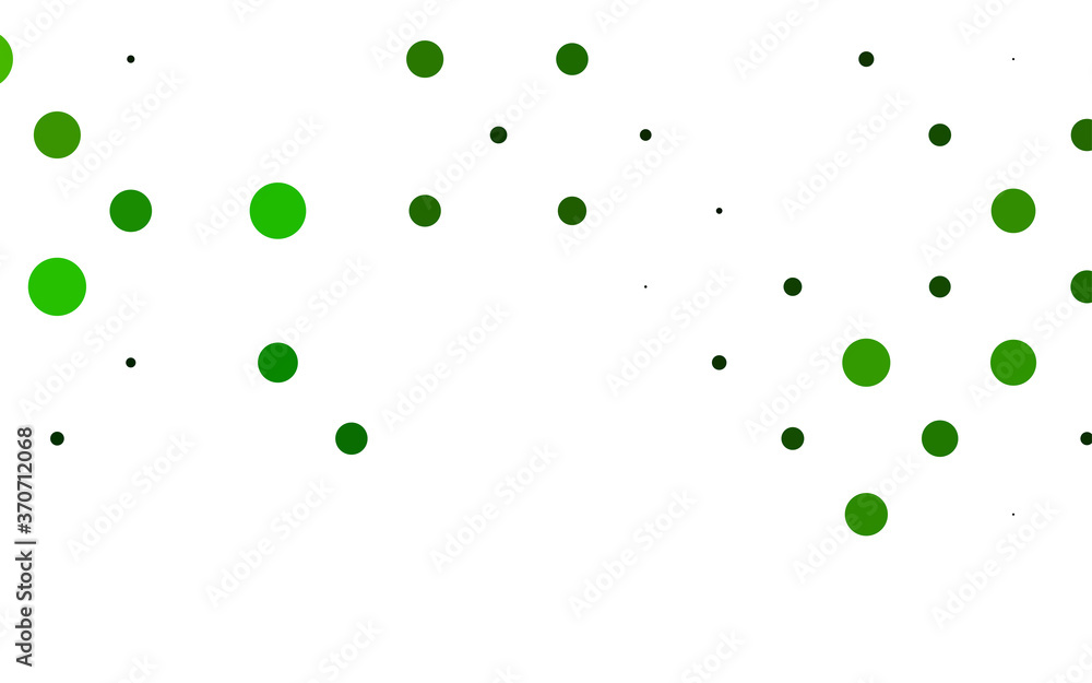Light Green vector texture with disks. Light Green vector texture with disks.
