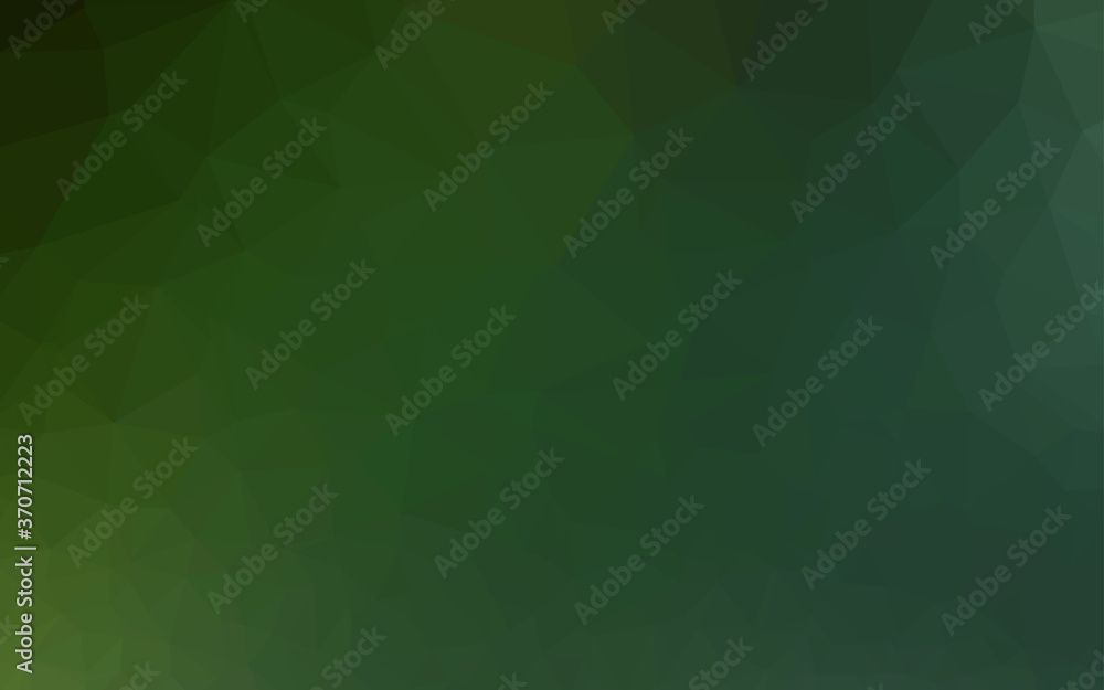 Light Green vector blurry triangle pattern. Light Green vector blurry triangle pattern.