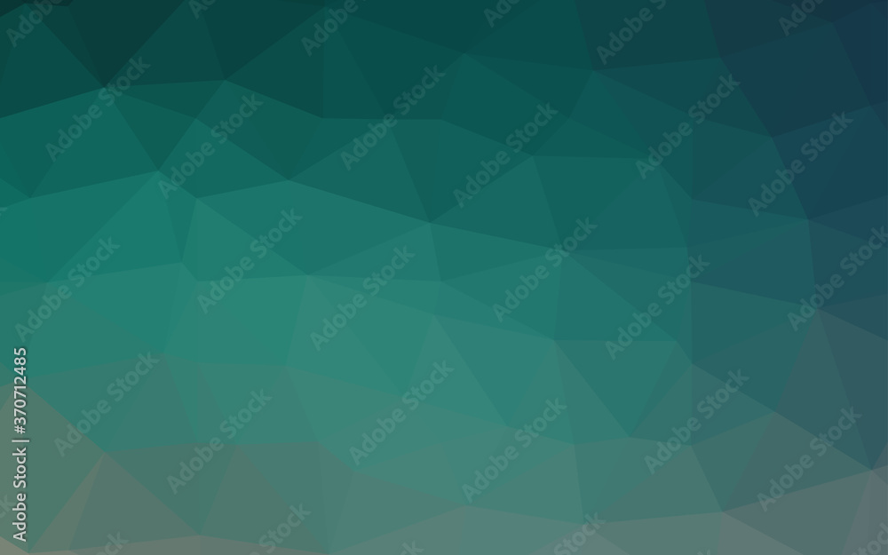Light Green vector triangle mosaic cover. Light Green vector triangle mosaic cover.