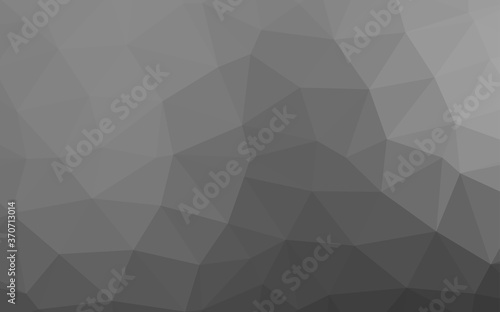 Light Silver, Gray vector low poly texture.