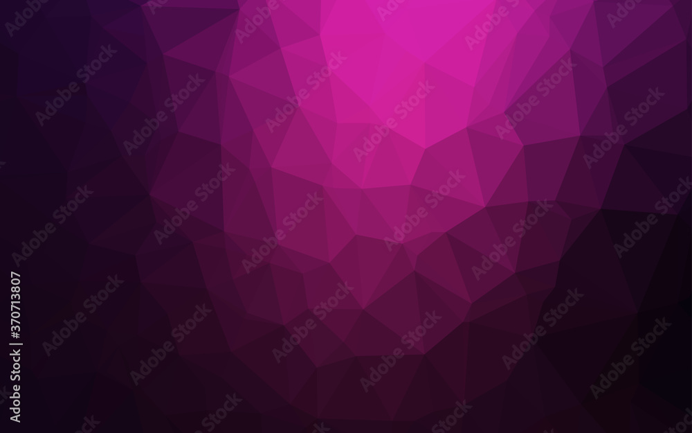 Dark Pink vector shining triangular template. Dark Pink vector shining triangular template.