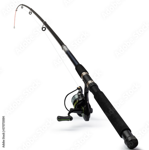 Canvas Print Spinning rod for fishing