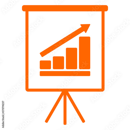 Diagramm und Flipchart