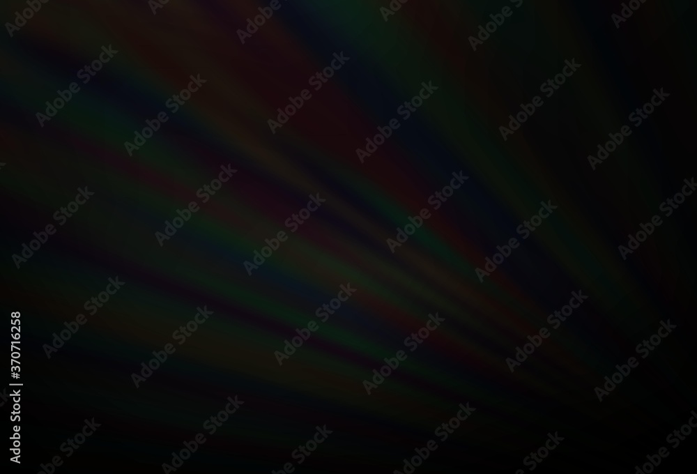 Obraz premium Dark Silver, Gray vector background with straight lines.