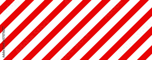 Christmas Seamless Pattern - Red and White Striped Background