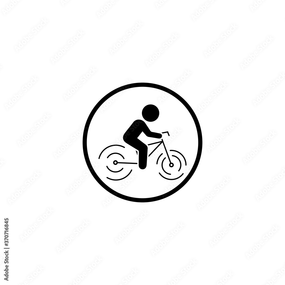 Bicycle Icon Vector Design  Template