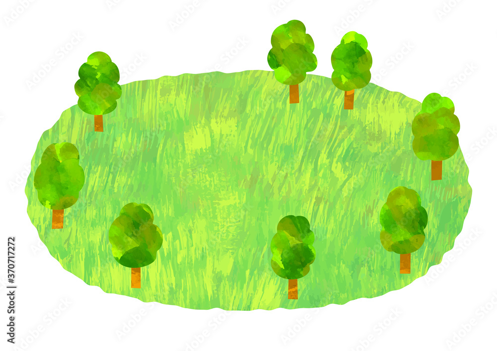 ベクター 広葉樹のある緑の広場のイラスト Stock Vector Adobe Stock ベクター 広葉樹のある緑の広場のイラスト Stock Vector Adobe Stock