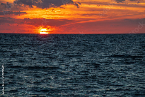 sunset over the Baltic Sea