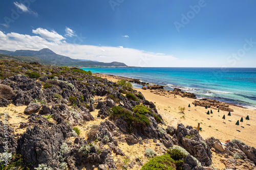 Beautiful Falassarna beach on Crete, Greece © Patryk Kosmider
