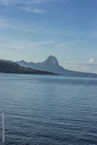 view of the sea and mountains