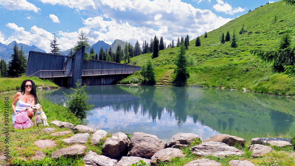 Fototapeta premium Am Rundwanderweg Planai/Schladming