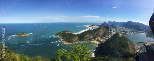 Rio de Janeiro e la funivia visti dal Pan di Zucchero