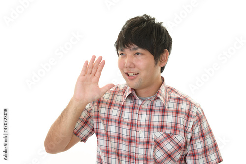 Wallpaper Mural 声援を送る男性 Torontodigital.ca