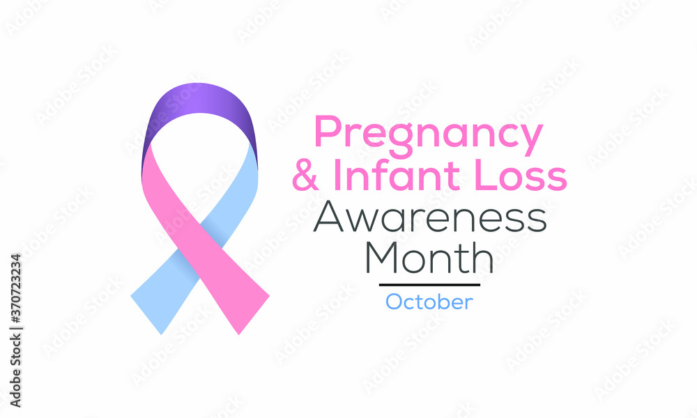 Vector illustration on the theme of Pregnancy and infant loss awareness month observed each year during October. Vector illustration on the theme of Pregnancy and infant loss awareness month observed each year during October.