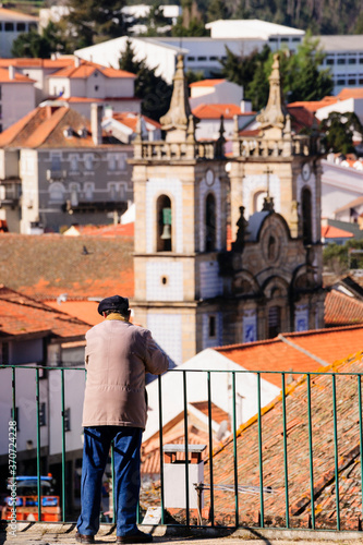 iglesia de San Pedro, iglesia mayor de Gouveia, siglo XVII, Gouveia,Serra Da Estrela, Beira Alta, Portugal, europa