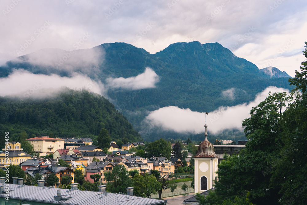 Clouds over the mountains, Bad Ischl, Austria