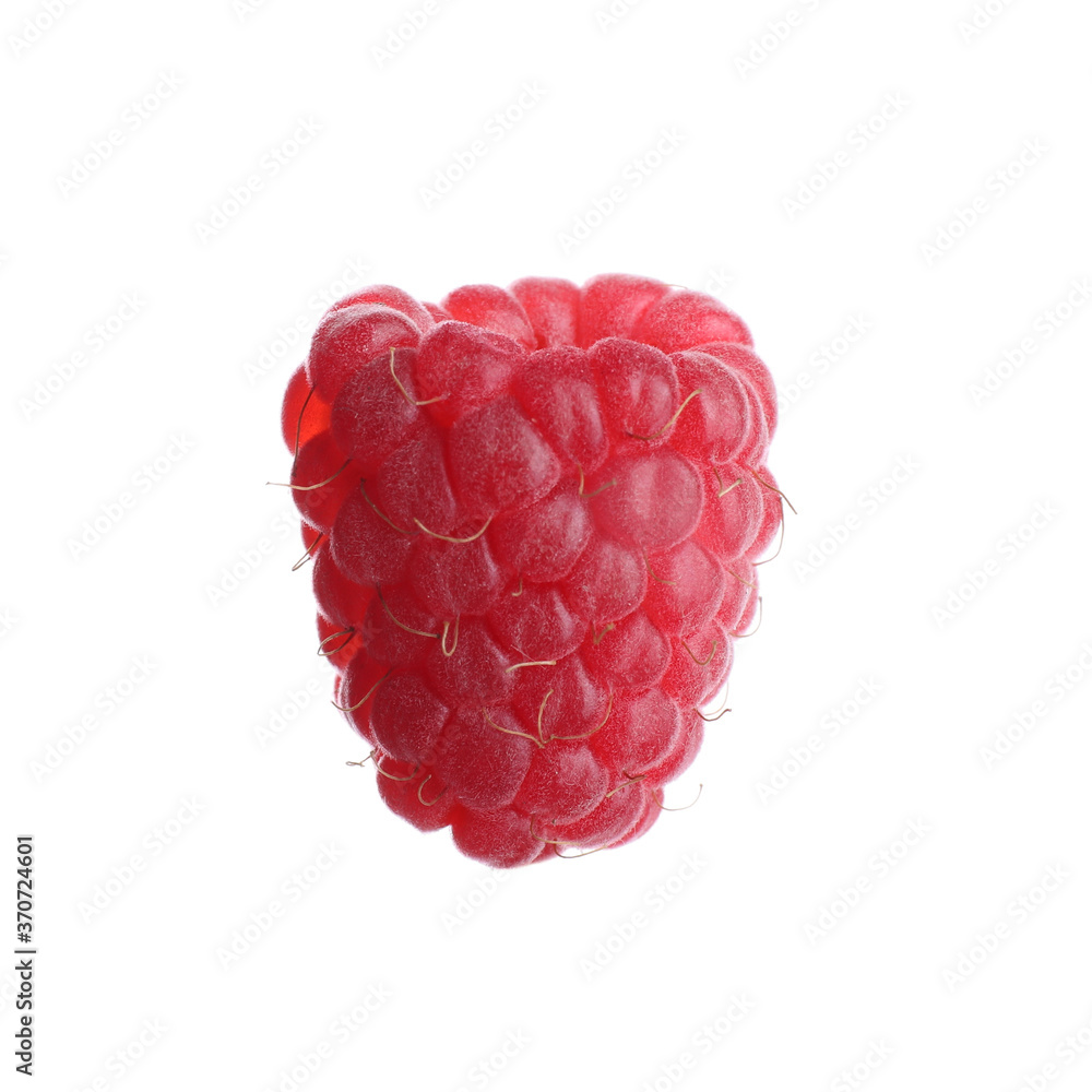 Delicious fresh ripe raspberry isolated on white Delicious fresh ripe raspberry isolated on white