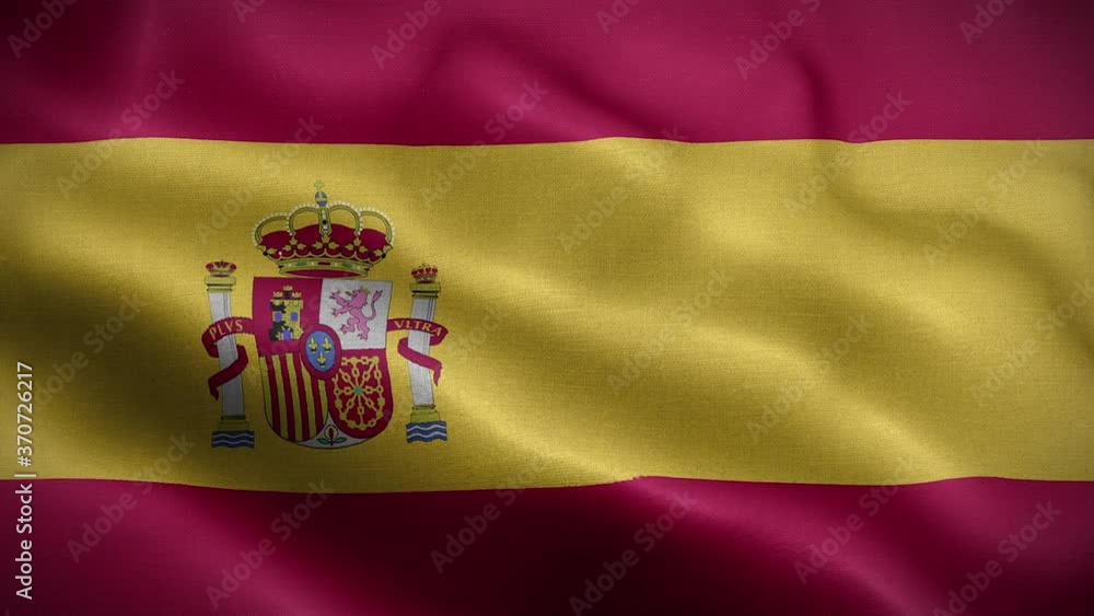 Flag of Spain 3D Loop