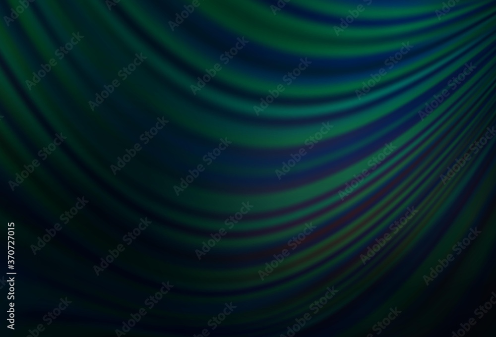 Dark BLUE vector template with lines, ovals. Dark BLUE vector template with lines, ovals.
