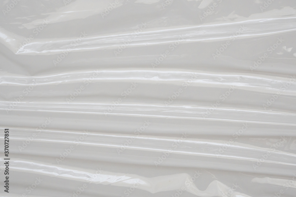Obraz premium White plastic film wrap texture background