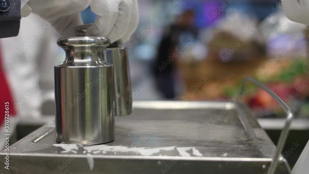 metrology calibration system of weights and measures balance slow motion