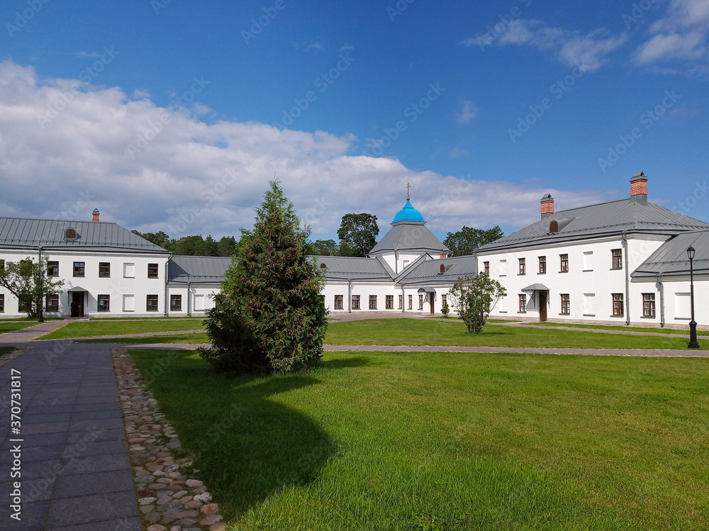 Konevsky Monastery on the Konevets island