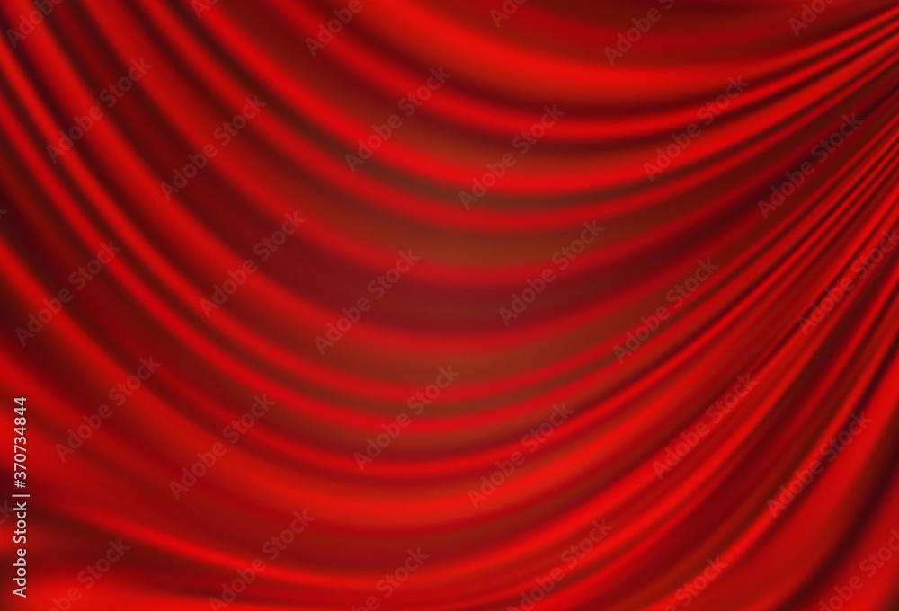Light Red vector pattern with curved circles. Light Red vector pattern with curved circles.