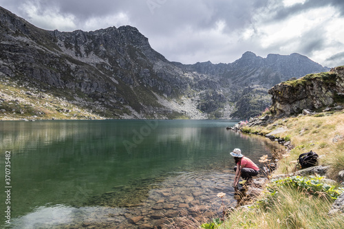 Etang de Fontargente, Ariège, France